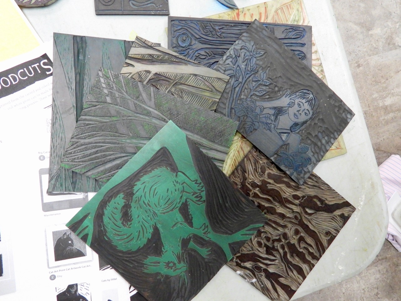 Linocut Plates