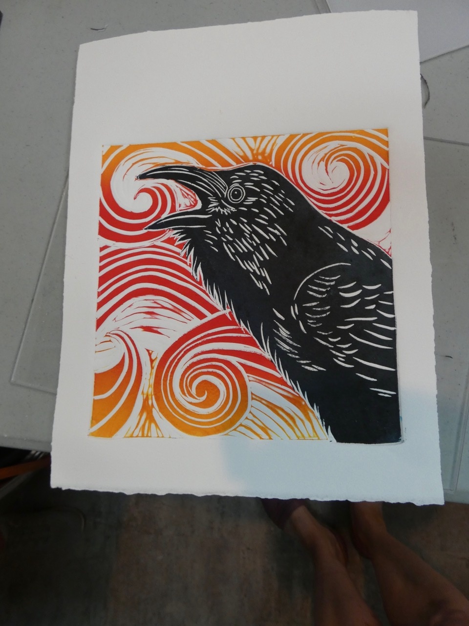 Print from Bass Wood