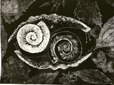 Two Snails in the World, Monotype